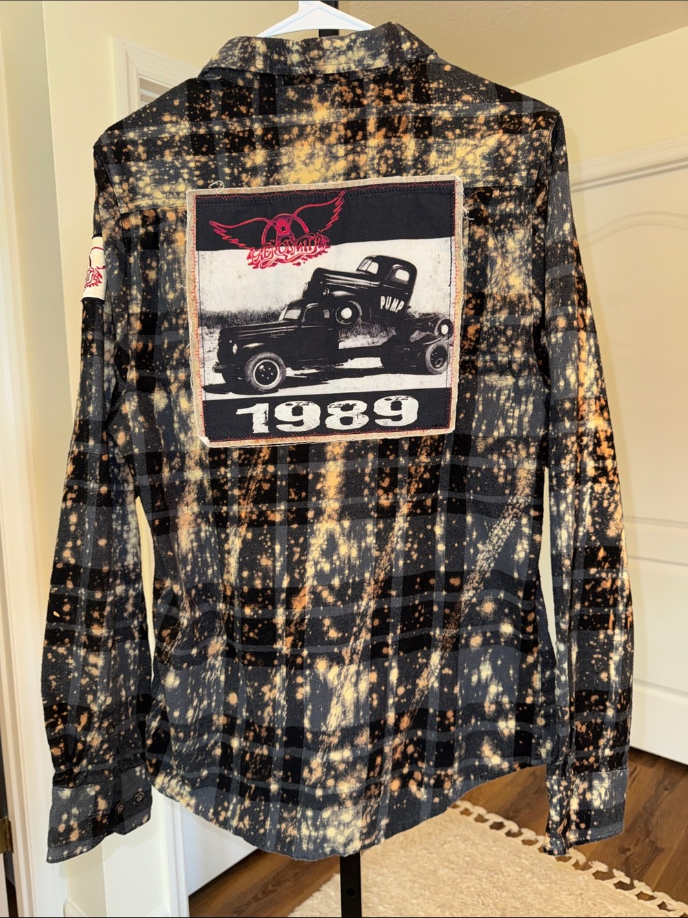 Angry Minnow Aerosmith Flannel Shirt - Size S